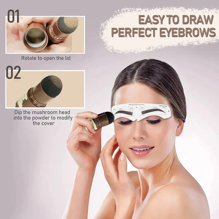 Discountdot™ 2-in-1 Hairline & Eyebrow Shaping Stamp for Perfect Natural Look