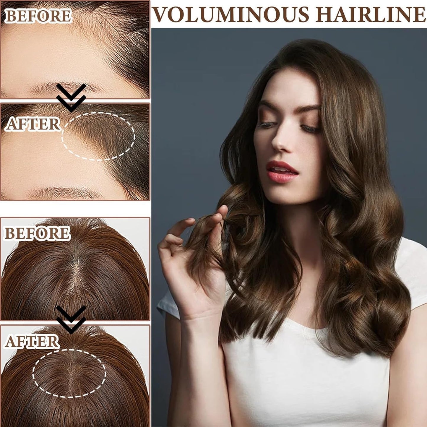 Discountdot™ 2-in-1 Hairline & Eyebrow Shaping Stamp for Perfect Natural Look