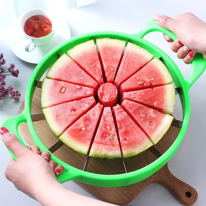 Discountdot™ Extra Large Multipurpose Watermelon Slice Cutter for Quick & Easy Serving