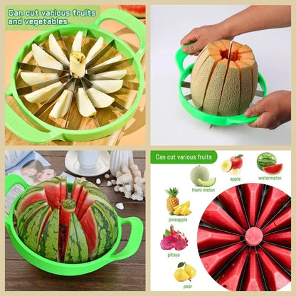 Discountdot™ Extra Large Multipurpose Watermelon Slice Cutter for Quick & Easy Serving